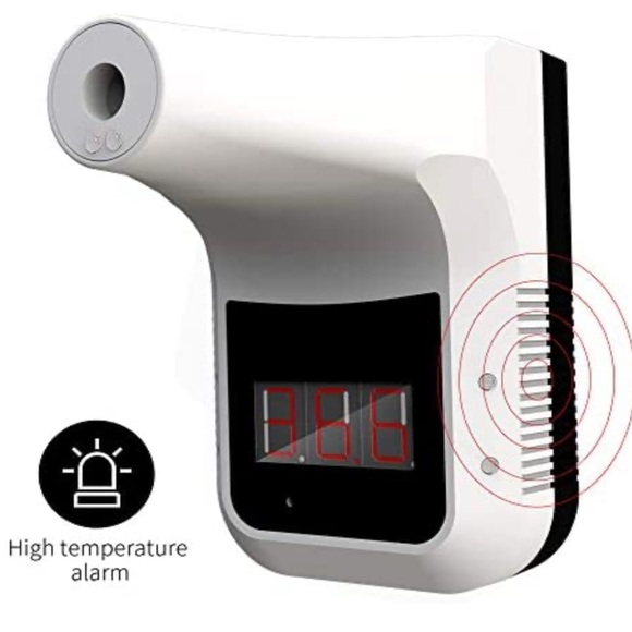 Non-contact Wall Mounted Infrared Forehead Thermometer with Alarm - Picture 4 of 8